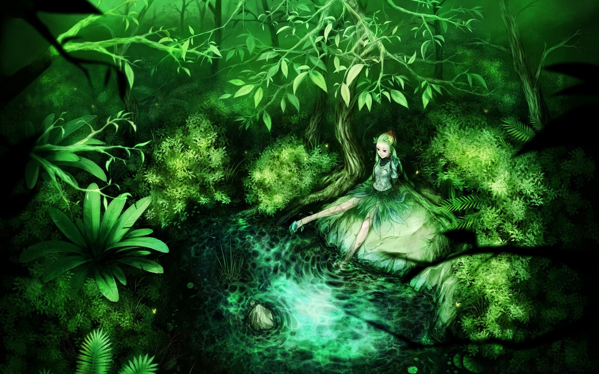 anime bureau nature sous-marin couleur
