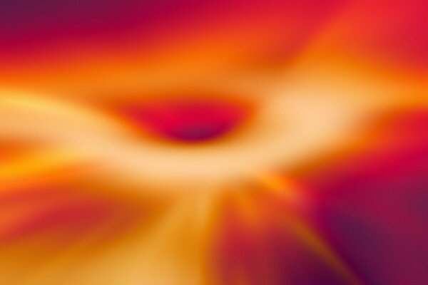 Abstraction jaune-rouge floue