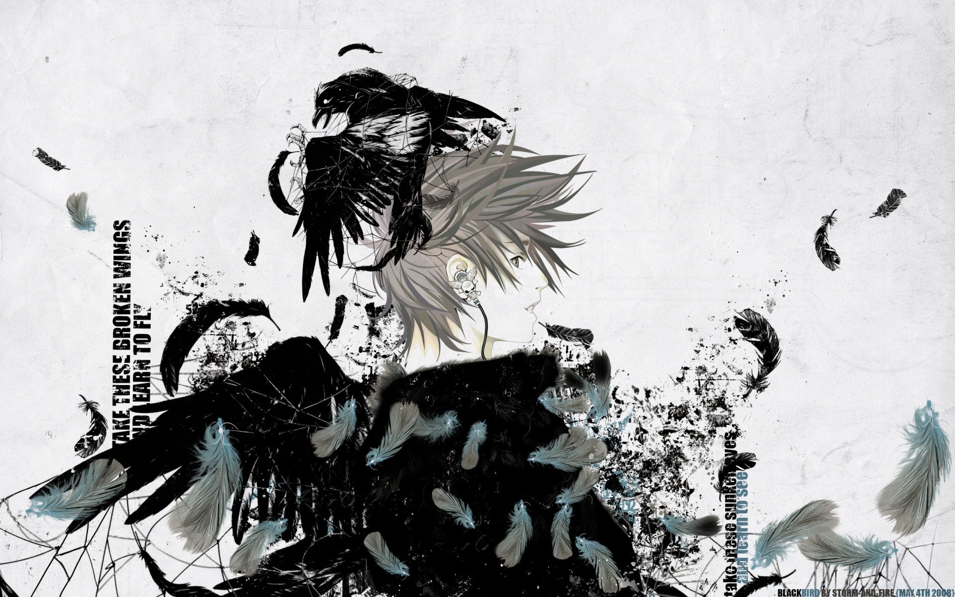 anime illustration impression art adulte groupe porter peinture homme
