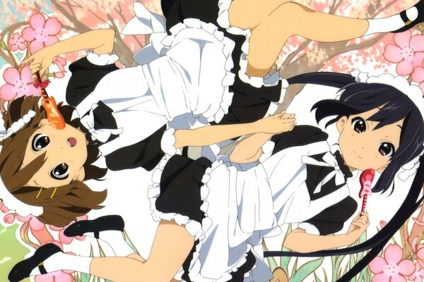 Anime. Illustration. K-on. Personnages