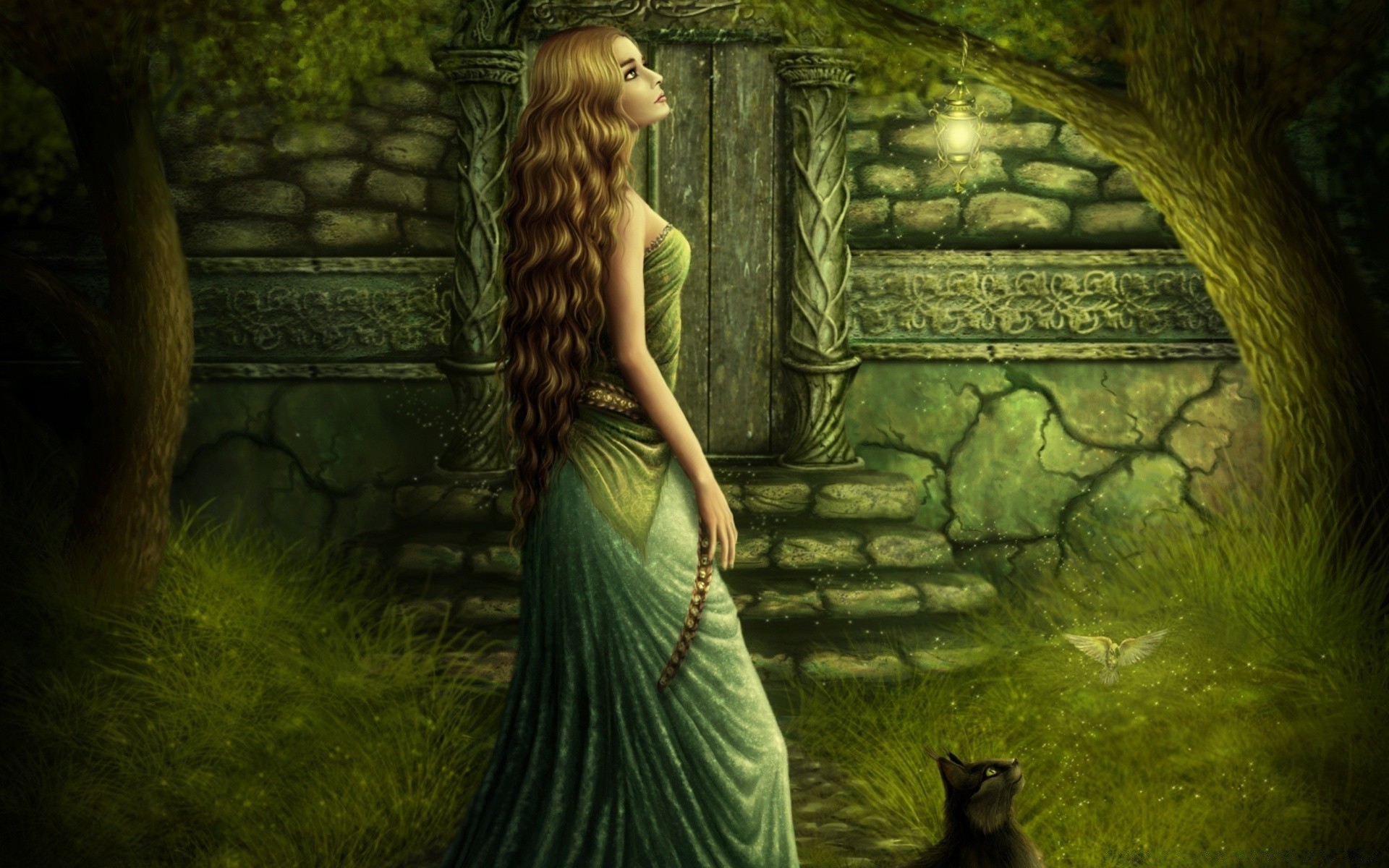 fantasy femme seul art fille nu portrait adulte