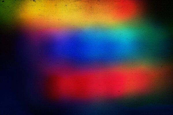 Art avec des couleurs floues avec une lumière tamisée