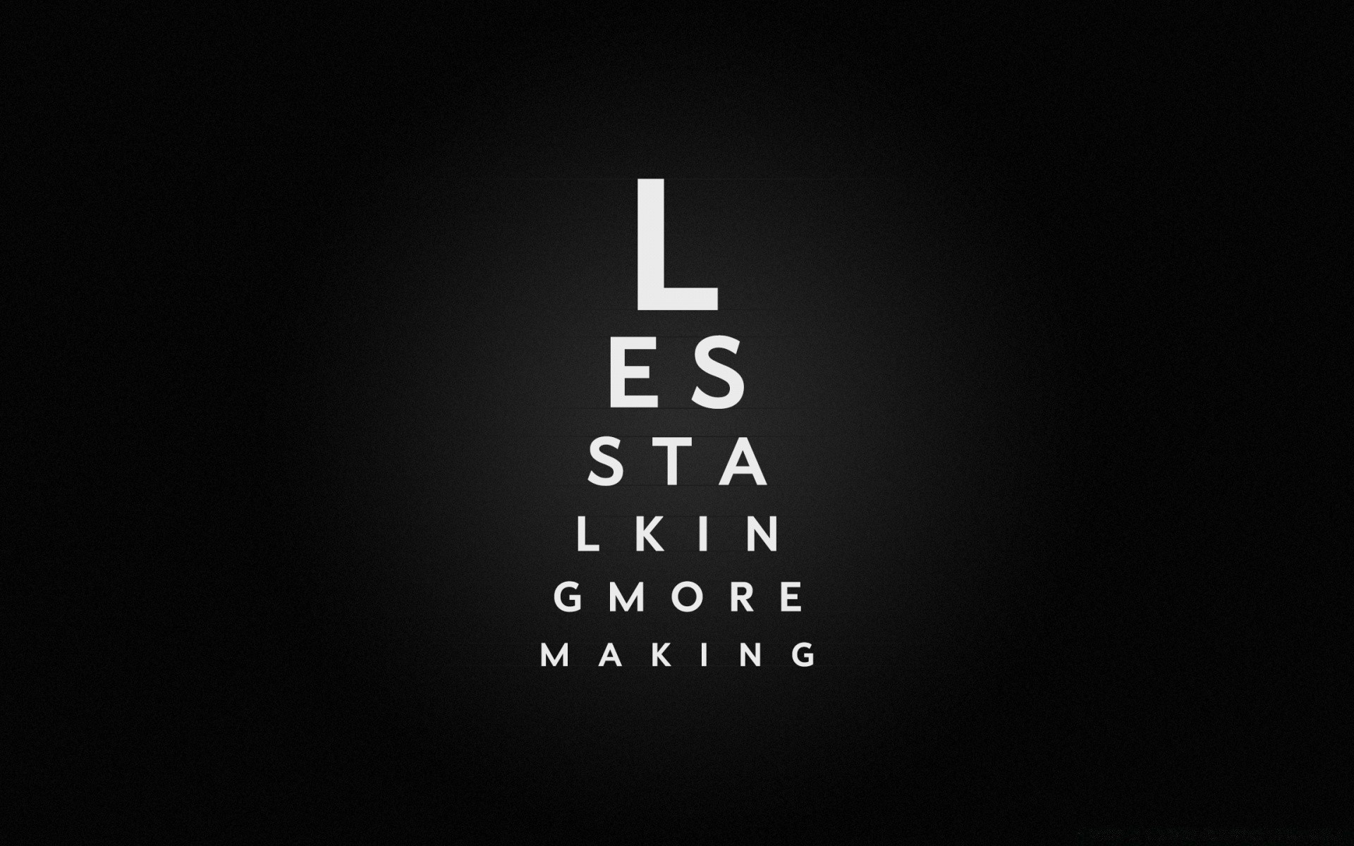 lettrage sombre alphabet