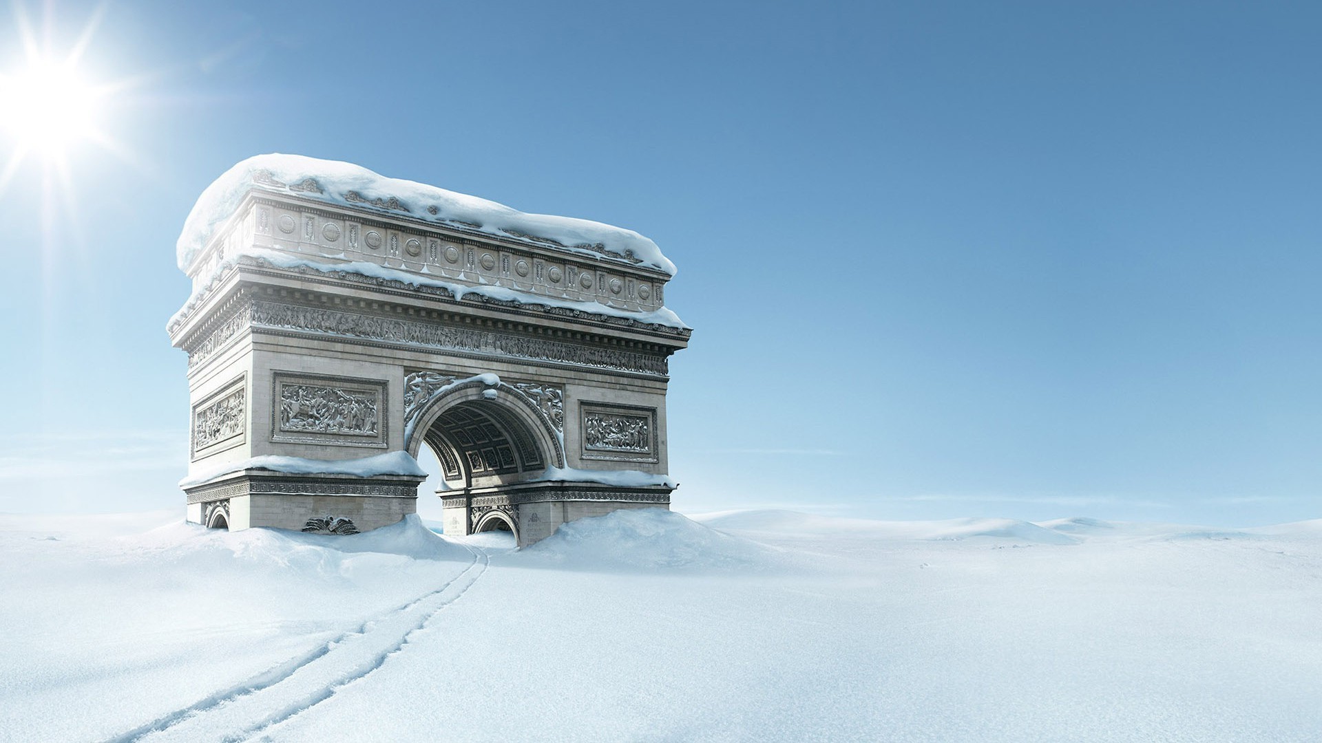 hiver neige froid ciel en plein air voyage gel glace architecture