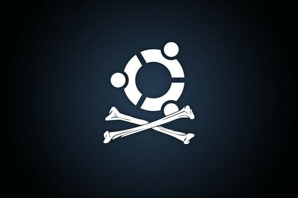 Illustration de conception Linux avec symbole