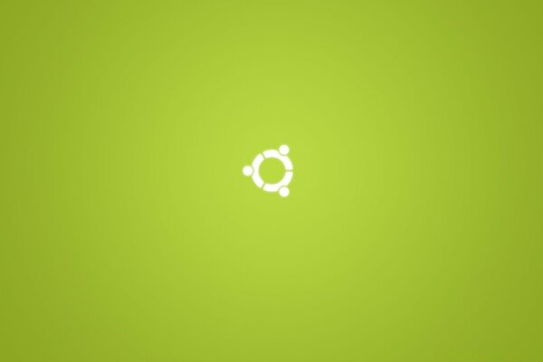 Logo Linux sur fond vert