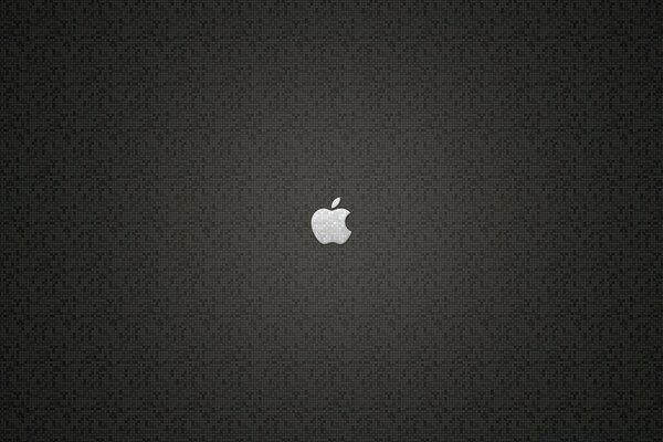 Logo iPhone sur fond gris