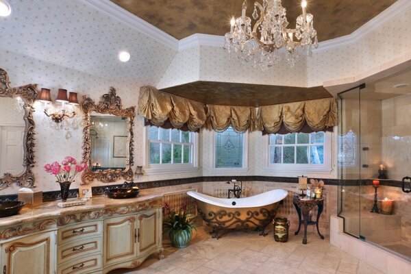 Design d intérieur. Bain