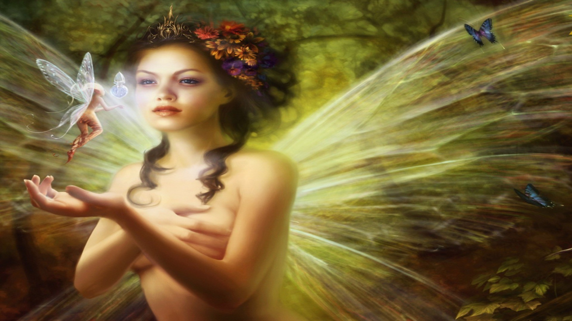 sorcière fille belle femme art eau portrait été modèle nature