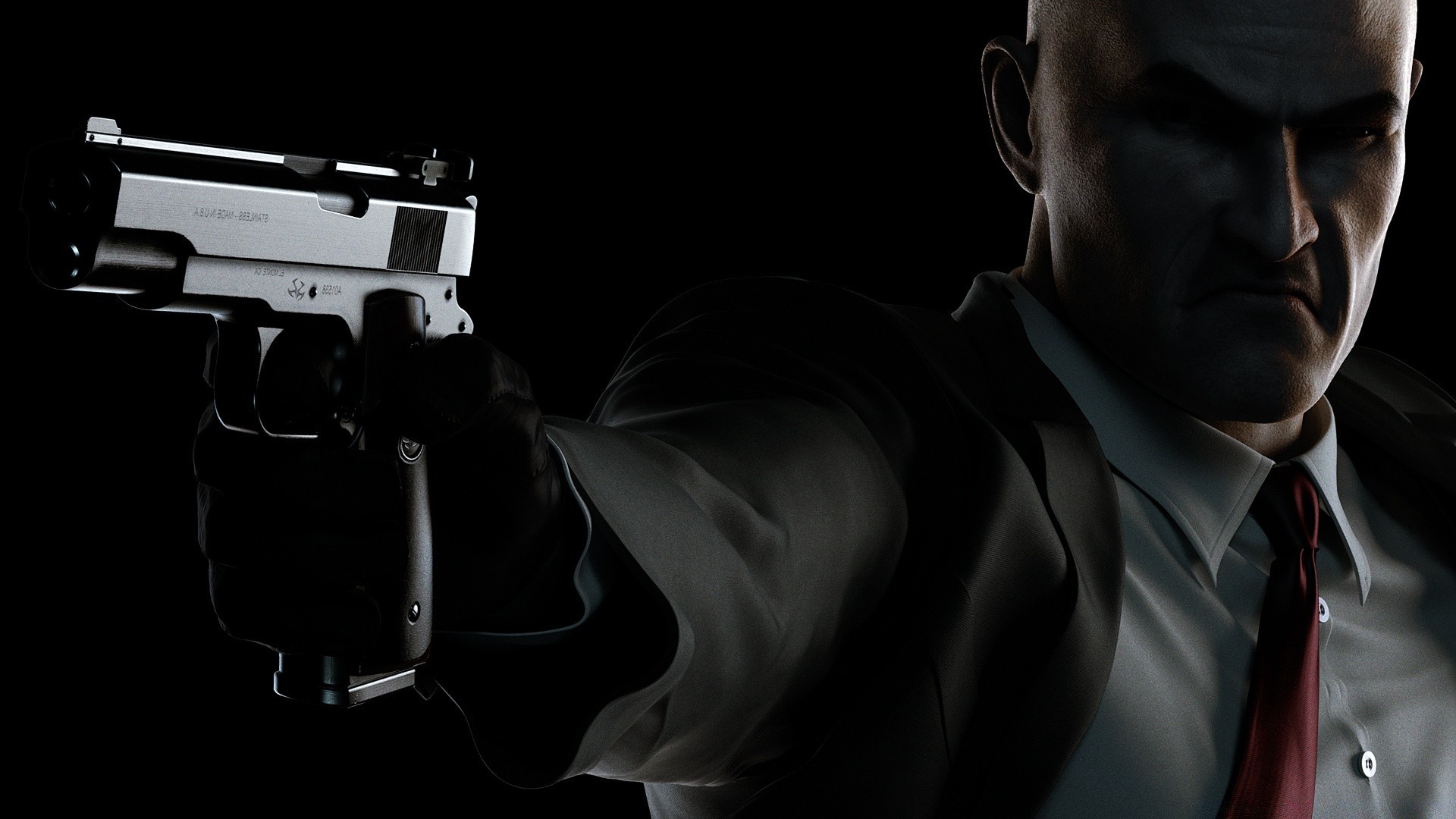 hitman police crime pistolet homme arme sécurité force pistolet à l intérieur danger art portrait