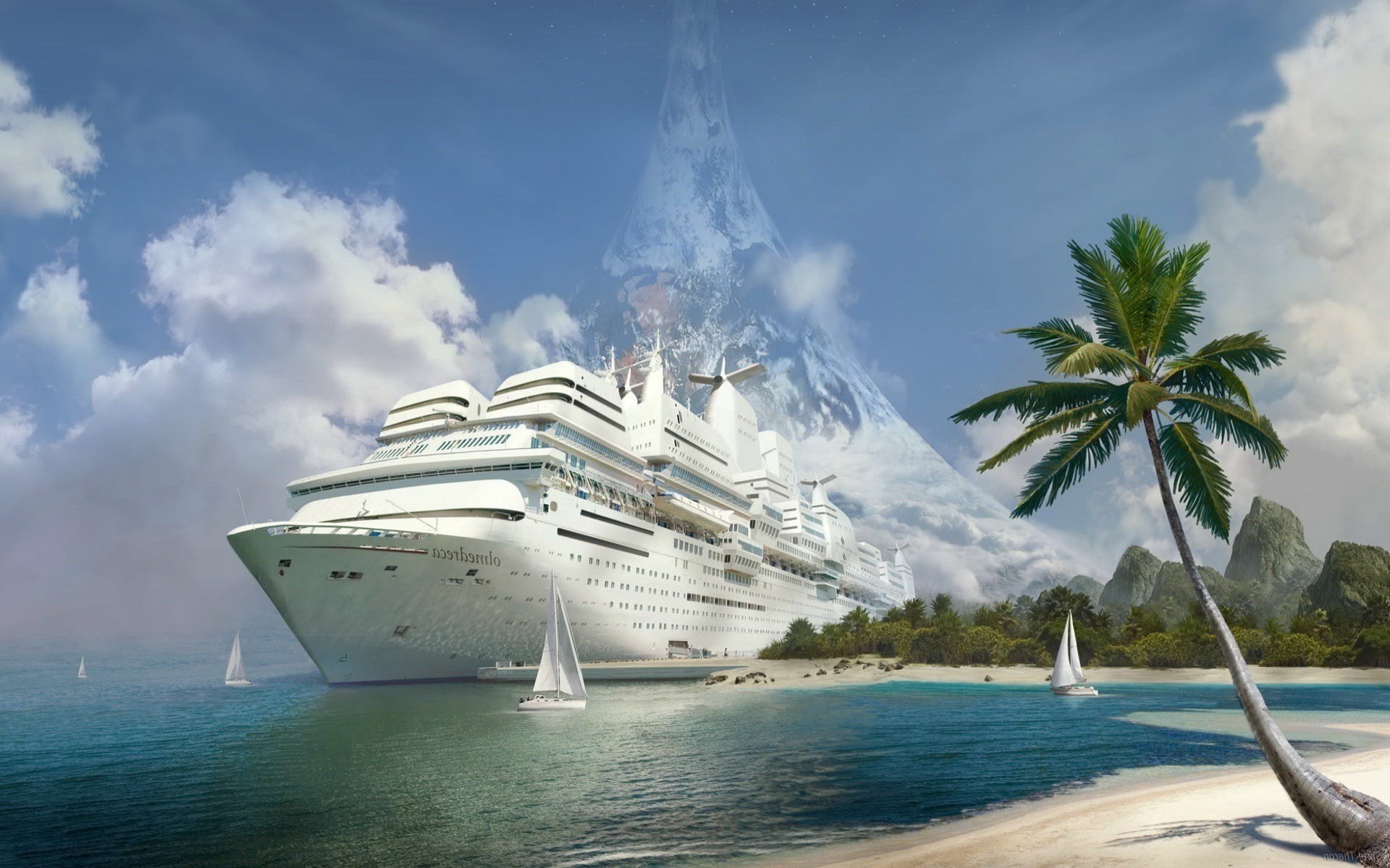 voyage eau océan tropical mer plage été ciel vacances mer île exotic tourisme