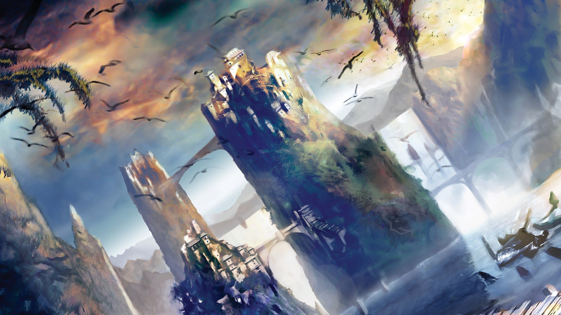 other games eau art peinture paysage voyage fumée hiver lumière à l extérieur neige mouvement