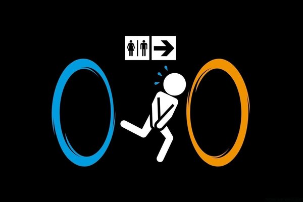 Image des portails et des toilettes