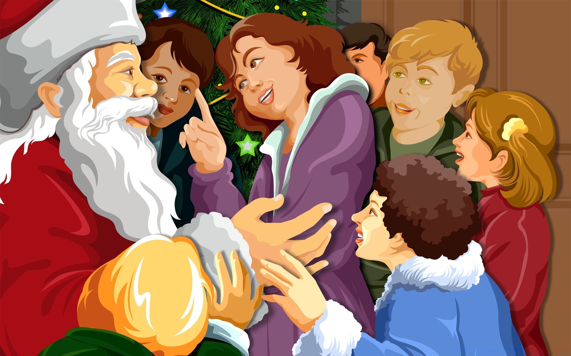 noël croquis illustration femme vecteur homme enfant fille homme vacances garçon sourire