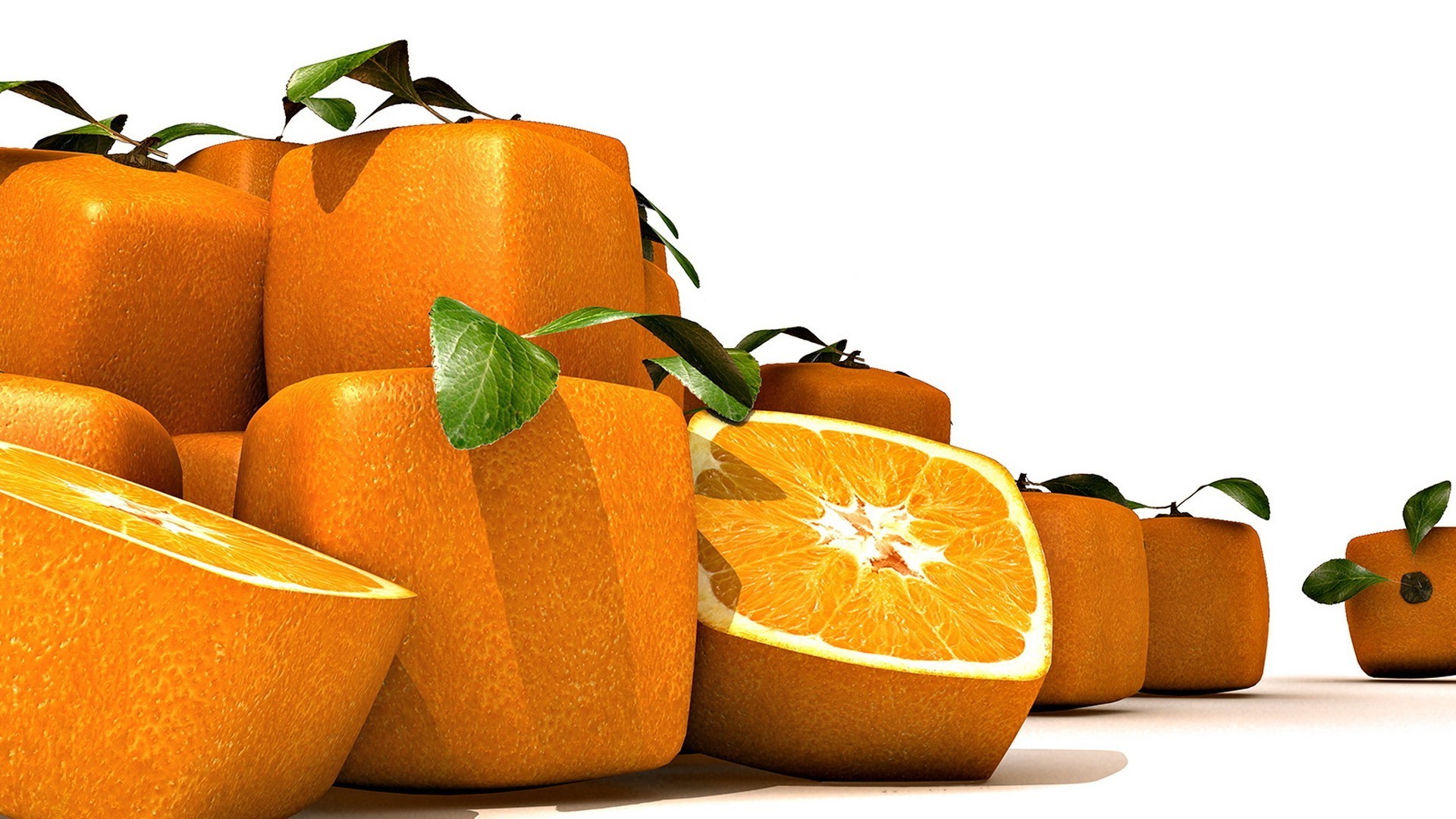 contrastes fruits alimentaire agrumes confiserie juteuse jus feuille pomme tropical sain santé doux mandarine citron