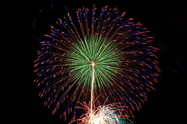 Couleurs vives du salut festif