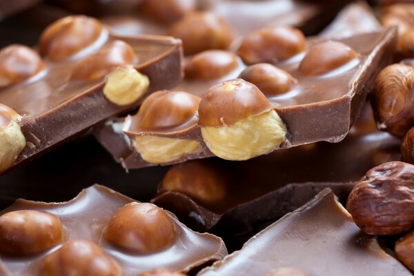Noisettes au chocolat