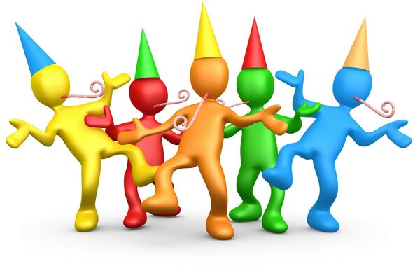 Anniversaire petits hommes en casquettes