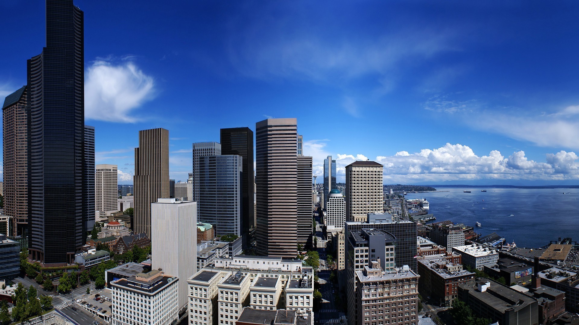 gratte-ciel ville gratte-ciel skyline architecture centre-ville ville bureau voyage maison moderne urbain ciel affaires finance eau haute