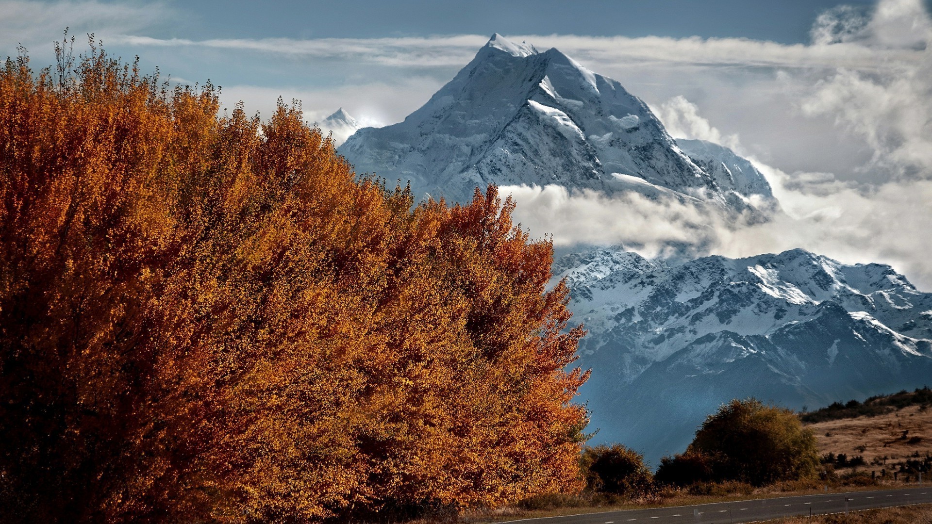 neige paysage montagnes à l extérieur nature scénique automne bois voyage hiver bois ciel