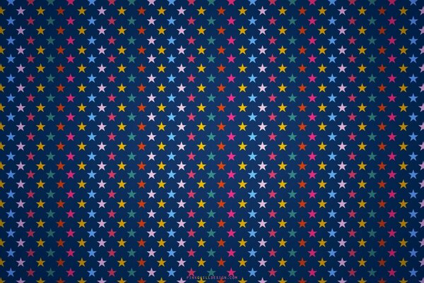 Fond d écran dans une étoile colorée sans couture
