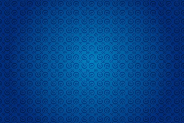 Illustration des cercles bleus en bleu