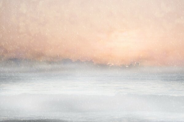 Beau paysage. Bruit de la mer