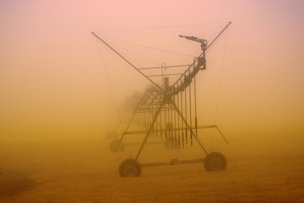 Conception sur roues dans le brouillard