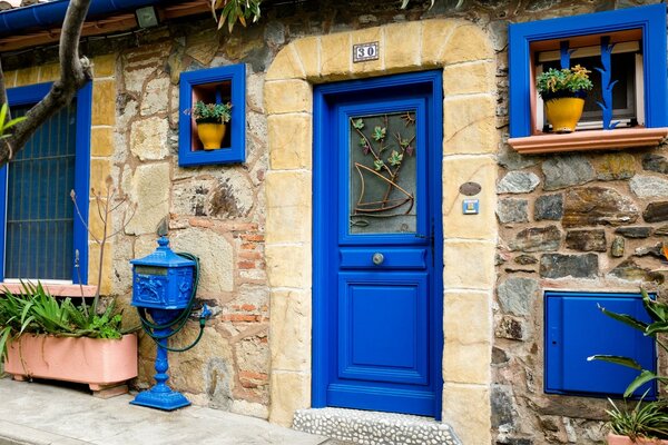 Architecture des murs de la maison en Europe
