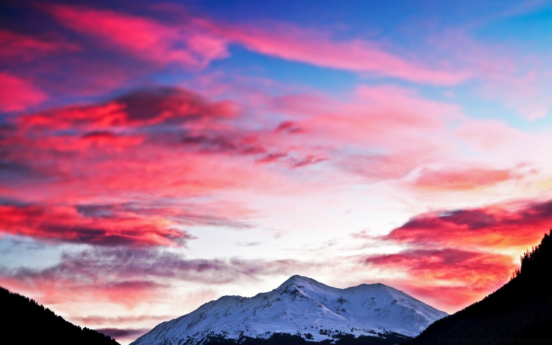 l europe coucher de soleil ciel montagnes nature aube à l extérieur crépuscule voyage paysage soirée panoramique neige nuage haute soleil beau temps été pic de montagne